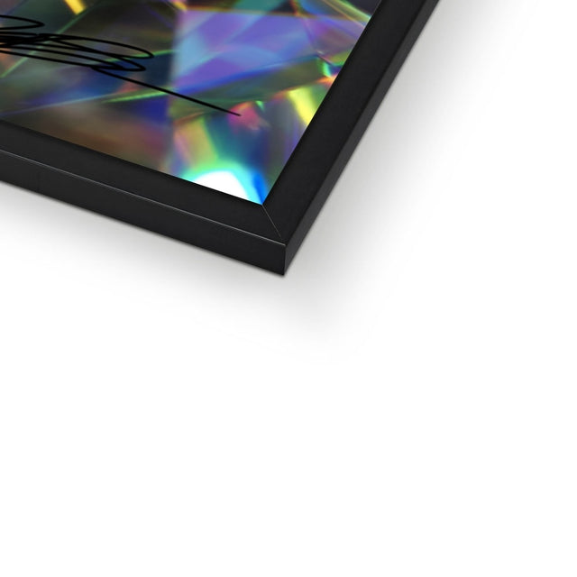Crosscut Core Sphere Abstract 1 Framed Print