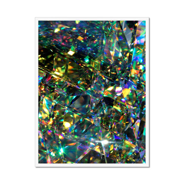 Crosscut Core Sphere Abstract 1 Framed Print