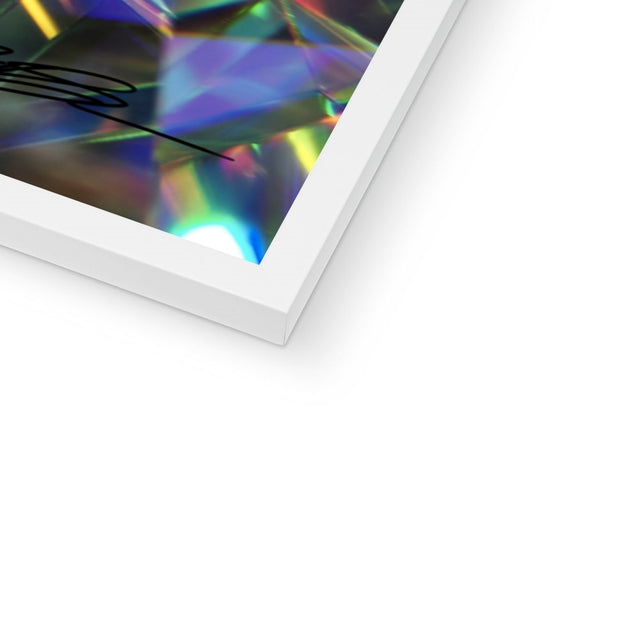 Crosscut Core Sphere Abstract 1 Framed Print