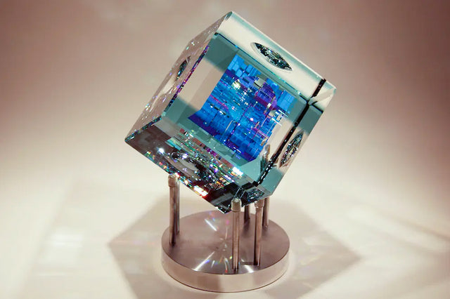 Blue Spectrum Cube