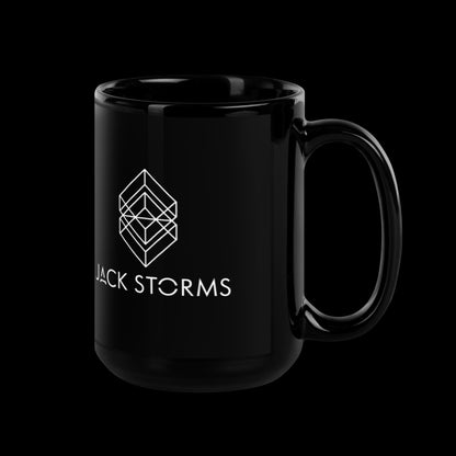 Jack Storms Black Glossy Mug