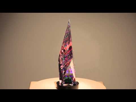 Glass Studio TooS 蓮 - 空 Rose/Green Aerial - Jack Storms
